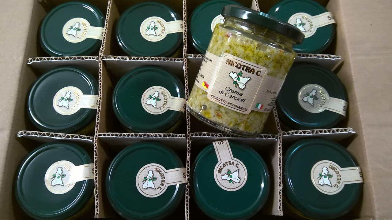 Creme aus Artischocke  in Öl extra vergine 12x275gr