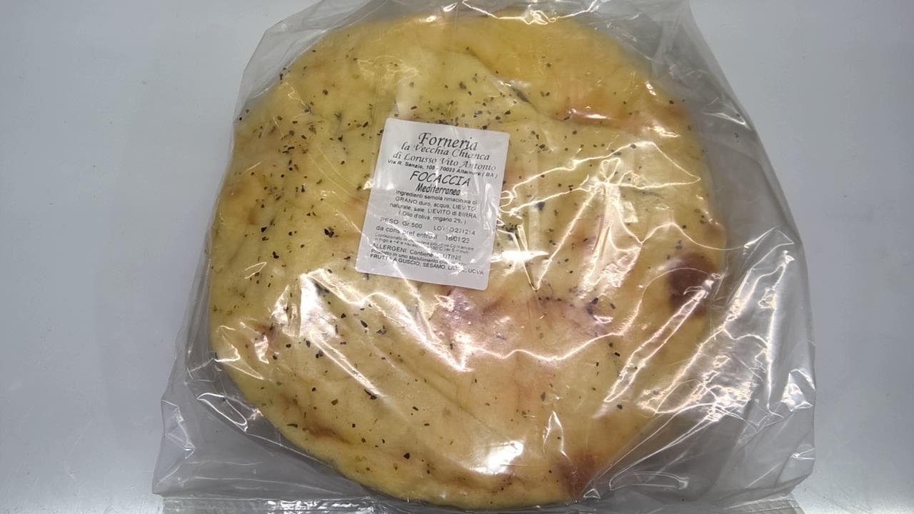 Focaccia Pugliese mit Oregano 4x500gr