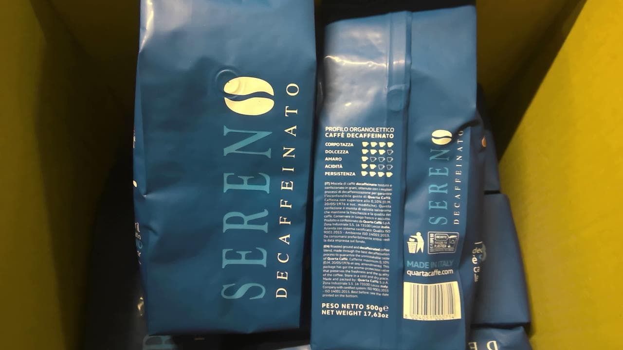 Kaffee Entkoffeiniert Bohne 20x500gr