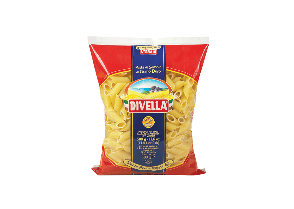 Mezze penne rigate n. 42 24x500gr