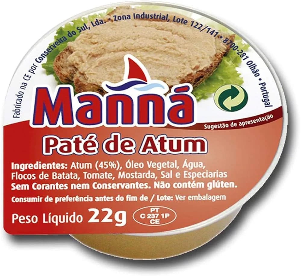 Pâté de thon - Manná  — 4x22 g