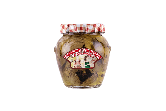 Artichauts grillés della nonna à l'huile