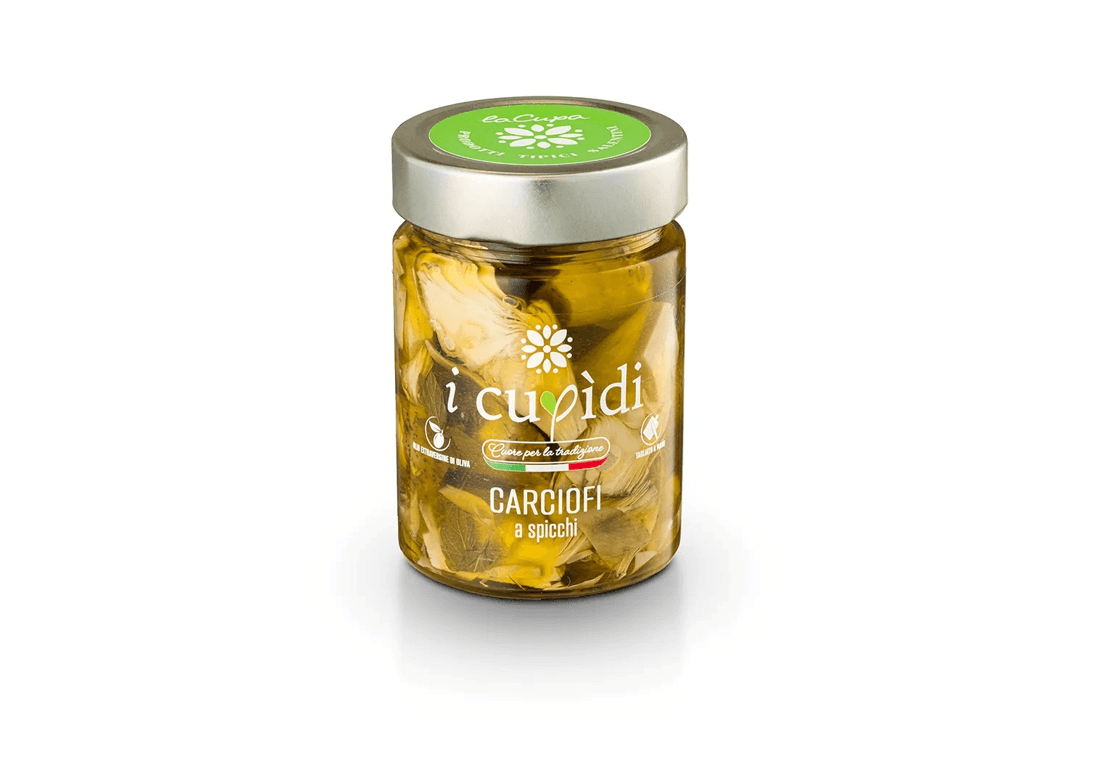 Tranches d'artichauts à l'huile d'olive extra vierge