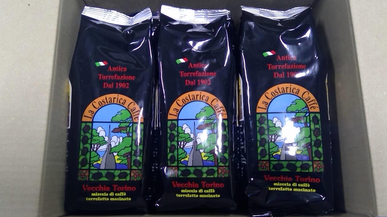 Gemahlener Kaffee vecchia Torino 12x250gr