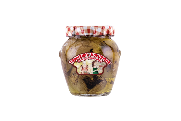 Artichauts grillés della nonna à l'huile